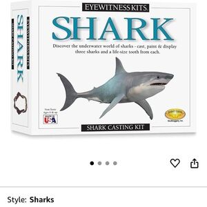 Shark Casting Kit with Models and Tooth